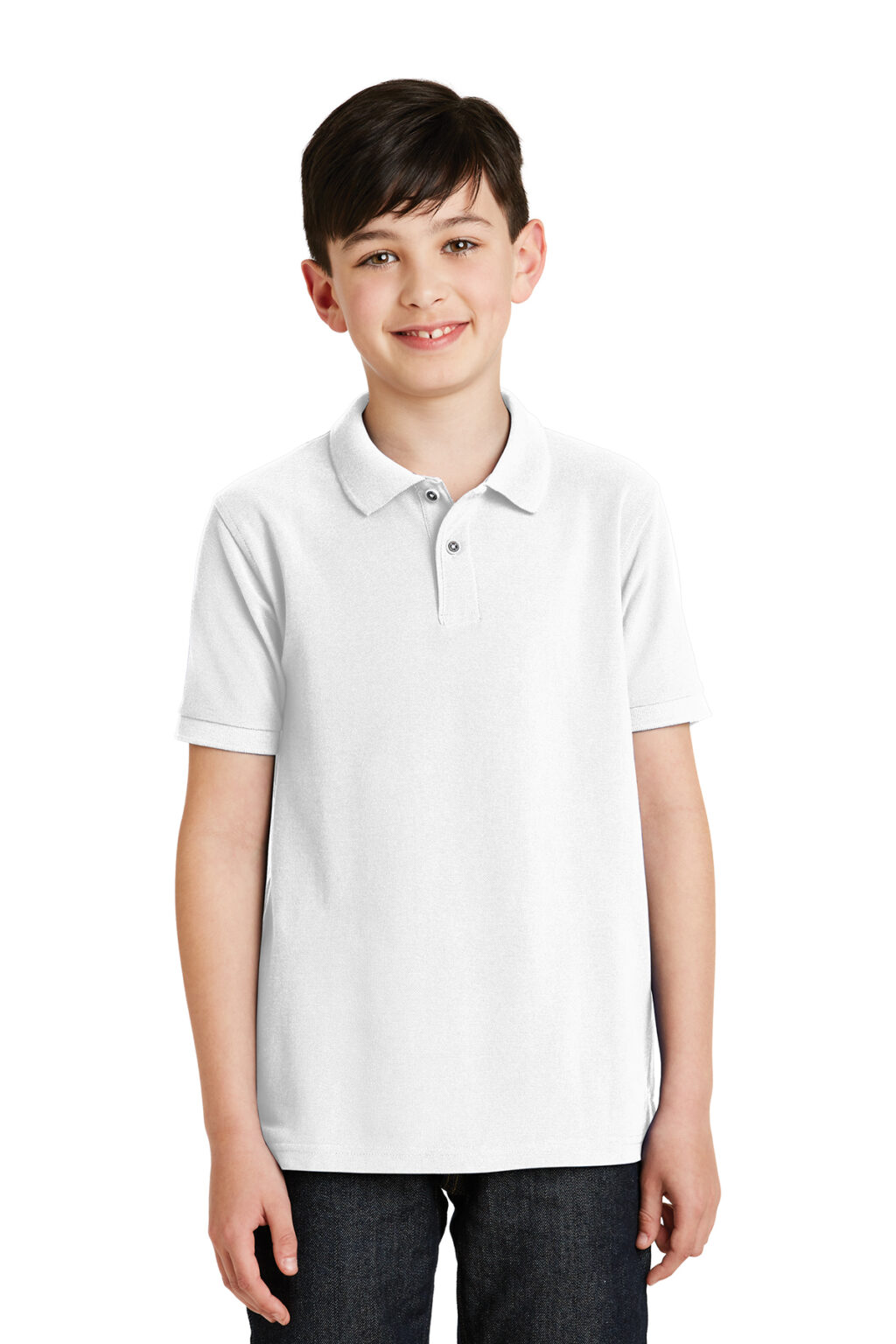 Short Sleeve Polo (Port Authority Y500/K500) Quality Stich Embroidery
